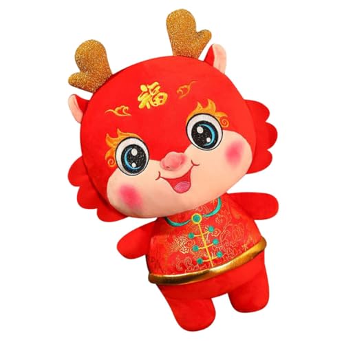 CIYODO Plüsch Drache Chinesisches Neujahr Dekoration Kuscheltier Weiches Stofftier Zuhause Büro Auto von CIYODO