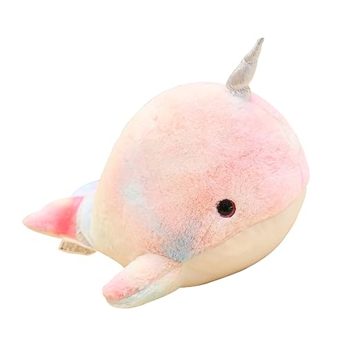 CIYODO Plüsch Einhornwal Kuscheltier Flauschig für Mädchen Kinderzimmer Kuschelkissen Geburtstag von CIYODO