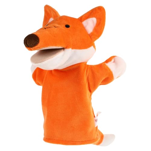 CIYODO Plüsch Fingerpuppe Fuchs Tierkopf Handpuppe Kreativitätsfördernd Weiches Material Lehrmodell von CIYODO