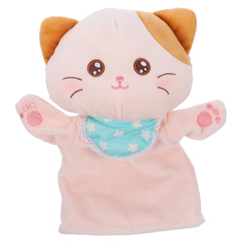 CIYODO Plüsch Katzen Handpuppe Cartoon Tier Handspielzeug Für Interaktives Erzählspiel Kindergarten Puppentheater Motorikförderndes von CIYODO