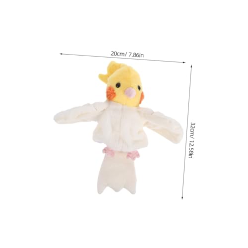 CIYODO Plüsch Papageien Handpuppe und Detailreich für Bauchredner und Rollenspiele Fördert Kreativität und Sprachentwicklung bei Kindern Vielseitig für Geschichten und Dekoration Gelb CIYODO Plüsch Papageien Handpuppe und Detailreich für Bauchredner und Rollenspiele Fördert Kreativität und Sprachentwicklung bei Kindern Vielseitig für Geschichten und Dekoration Gelb von CIYODO