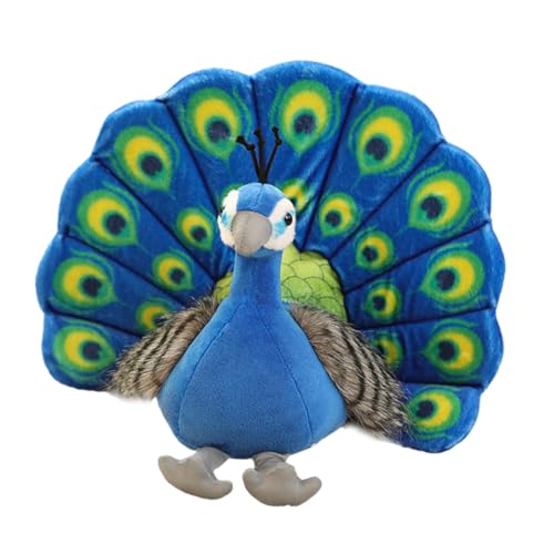 CIYODO Plüsch Pfau Kuscheltier Weiches Stofftier Kinderzimmer Deko Niedliches Puppentier mit Detailgetreuem Design und Angenehmem Griff CIYODO Plüsch Pfau Kuscheltier Weiches Stofftier Kinderzimmer Deko Niedliches Puppentier mit Detailgetreuem Design und Angenehmem Griff von CIYODO