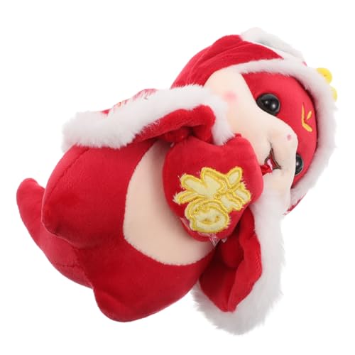 CIYODO Plüsch Schlange als Neujahrs Maskottchen Stofftier mit Saugnapf Chinesisches Tier für Jahr der Schlange Glücksbringer für Frühlingsfest und Weihnachtsdekoration CIYODO Plüsch Schlange als Neujahrs Maskottchen Stofftier mit Saugnapf Chinesisches Tier für Jahr der Schlange Glücksbringer für Frühlingsfest und Weihnachtsdekoration von CIYODO