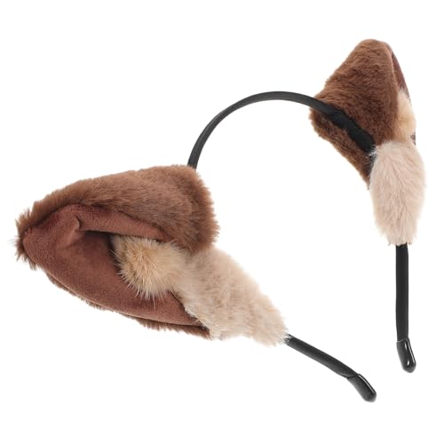 CIYODO Plüsch Wolf Ohr Haarreif Tier Haarreif Cosplay Accessoire Waschgesicht Stirnband für Frauen Party Karneval Karneval CIYODO Plüsch Wolf Ohr Haarreif Tier Haarreif Cosplay Accessoire Waschgesicht Stirnband für Frauen Party Karneval Karneval von CIYODO