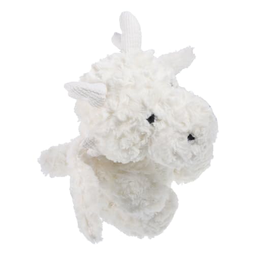 CIYODO Plüsch-drachenspielzeug Kuscheltiere Fürs Bett Kuscheltier Tierpuppe Bequemes Stofftier Tierisches Entzückendes Cartoon -Tier Weiß Pp Baumwolle von CIYODO
