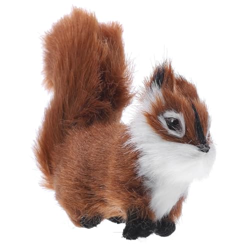 CIYODO Flauschige Eichhörnchen Figurine Kleine Plüsch Dekoration Für Weihnachten Tisch Und Garten Als Oder Fotorequisite CIYODO Flauschige Eichhörnchen Figurine Kleine Plüsch Dekoration Für Weihnachten Tisch Und Garten Als Oder Fotorequisite von CIYODO