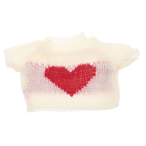 CIYODO Plüschbär Kleidung Herzweißer Pullover für Bären Weiche und Sichere Stofftierkleidung Süßes Outfit für DIY Puppen und Kuscheltiere Zubehör für Geschenkideen CIYODO Plüschbär Kleidung Herzweißer Pullover für Bären Weiche und Sichere Stofftierkleidung Süßes Outfit für DIY Puppen und Kuscheltiere Zubehör für Geschenkideen von CIYODO