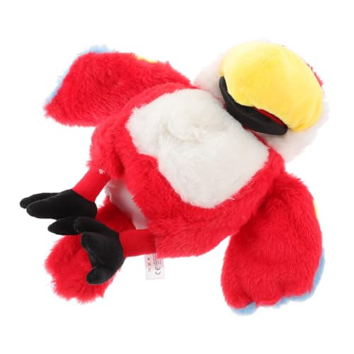 CIYODO Plüschpapagei Handpuppe Für Geschichtenerzählen Lebensechtes Design Perfektes Für Fördert Kreativität Und Rollenspiele Hochwertiges Plüschmaterial von CIYODO