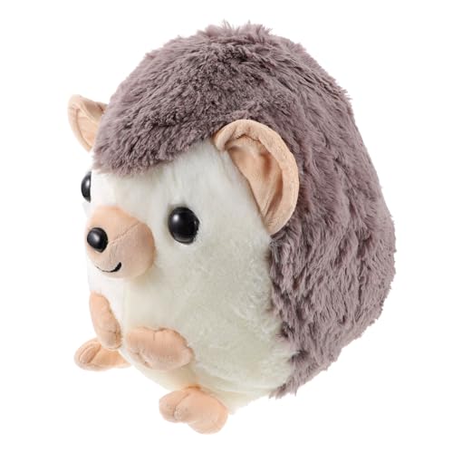 CIYODO Plüschtier Igel tierisches Plüschtier Igel Puppe Ornament Kuscheltier tragbarer ausgestopfter Igel Plüsch Igel Neuartiges Igelspielzeug PP Baumwolle Grey von CIYODO