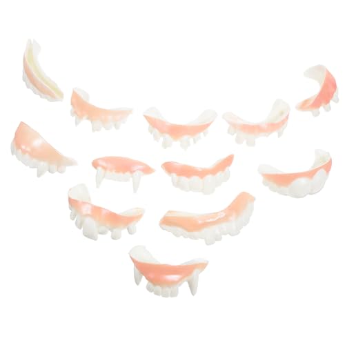 CIYODO 24-teiliges Set mit Halloween-dacrotatin-zahnersatz-plaketten für Cosplay-zahnersatz-Requisiten und Partys CIYODO 24-teiliges Set mit Halloween-dacrotatin-zahnersatz-plaketten für Cosplay-zahnersatz-Requisiten und Partys von CIYODO