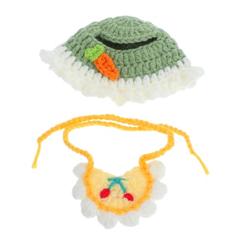 CIYODO Puppen Kostüm Wunderschöne Gewebte Mütze Weiche Baumwoll-Kopfbedeckung Für Gefüllte Puppen Festliche Verkleidung Kompatibel Mit Labubu von CIYODO