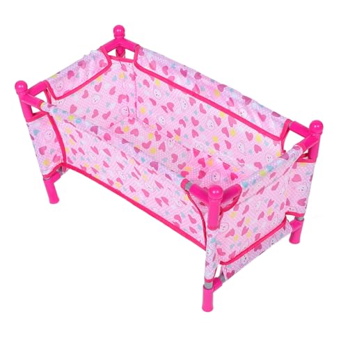 CIYODO Puppenbett für Puppenhaus Elegantes Miniaturmöbel für Hochwertiges Puppenzubehör Kreatives für Fantasievolles für Puppenhäuser und Schlafzimmerdeko von CIYODO