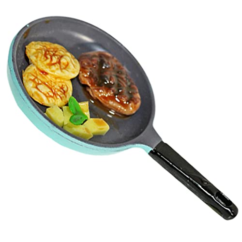 CIYODO Puppenhaus Bratpfanne bastelset basteln für gefälschte Lebensmittel realistisch Spielzeugnahrung für die Kinderküche DIY-Food-Modell gefälschtes Essen zum Rollenspiel CIYODO Puppenhaus Bratpfanne bastelset basteln für gefälschte Lebensmittel realistisch Spielzeugnahrung für die Kinderküche DIY-Food-Modell gefälschtes Essen zum Rollenspiel von CIYODO