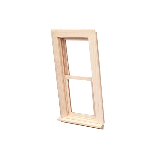 CIYODO Puppenhaus Dekoration Handgefertigtes Holzspielzeug für DIY Puppenhaus Möbel Leichtes Fensterrahmen Zubehör für Kinderzimmer und Miniaturgärten CIYODO Puppenhaus Dekoration Handgefertigtes Holzspielzeug für DIY Puppenhaus Möbel Leichtes Fensterrahmen Zubehör für Kinderzimmer und Miniaturgärten von CIYODO