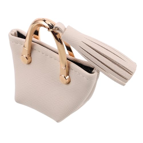 CIYODO Puppenhaus Handtasche aus PU Aufklappbar Elegantes Puppenzubehör für Puppen Vielseitig Einsetzbar für Miniaturmode und Szenendekoration CIYODO Puppenhaus Handtasche aus PU Aufklappbar Elegantes Puppenzubehör für Puppen Vielseitig Einsetzbar für Miniaturmode und Szenendekoration von CIYODO