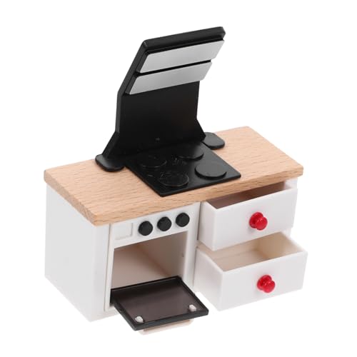 CIYODO Mini-küchenherd Miniatur- mit Integriertem Herd Kleiner Küchenherd für Puppenhaus Stilvolles Mini- -Ornament CIYODO Mini-küchenherd Miniatur- mit Integriertem Herd Kleiner Küchenherd für Puppenhaus Stilvolles Mini- -Ornament von CIYODO