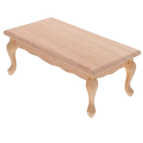 CIYODO Mini- -teetisch Holzmöbel-Spielzeug Für Jungen Und Mädchen Miniatur-Schreibtisch- Für Puppenhaus-Requisiten von CIYODO