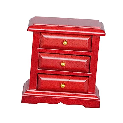 CIYODO Puppenhaus Möbel Schrank Handwerk für DIY Mini Dekoration Stilvoller Nachttisch Holzfarbe für Modellliebhaber und Kreative Projekte CIYODO Puppenhaus Möbel Schrank Handwerk für DIY Mini Dekoration Stilvoller Nachttisch Holzfarbe für Modellliebhaber und Kreative Projekte von CIYODO