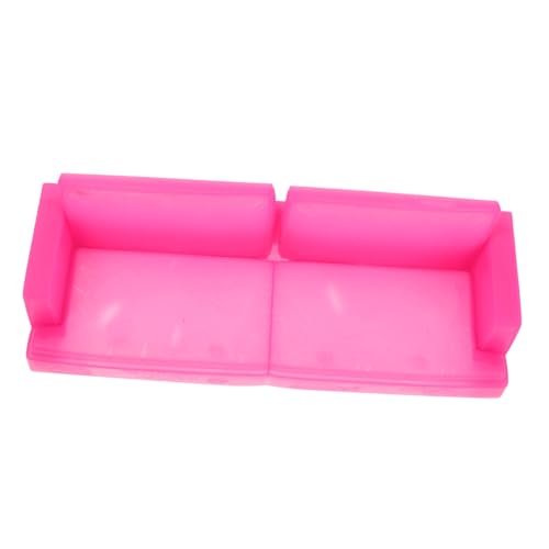 CIYODO Puppenhaus Möbel Sofa Für Puppenhaus Luxuriöses Sofa Aus Bank Und Stuhl Puppenhaus Zubehör Für Kreative Bastelideen Wohnzimmer Dekoration von CIYODO