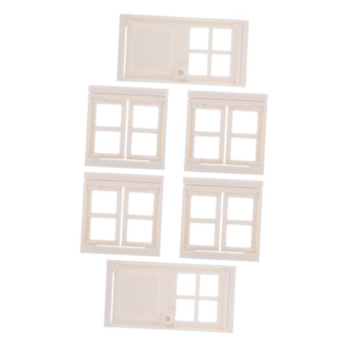 CIYODO Puppenhaus Tür und Fenster Set Miniatur DIY Haus Zubehör Langlebig Detailreiche Gestaltung für Puppenhäuser Gartenlandschaften Geschenk CIYODO Puppenhaus Tür und Fenster Set Miniatur DIY Haus Zubehör Langlebig Detailreiche Gestaltung für Puppenhäuser Gartenlandschaften Geschenk von CIYODO