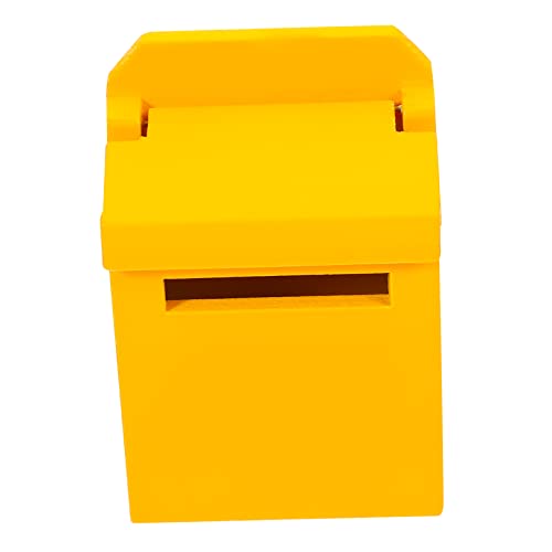CIYODO Mini-briefkasten Aus Holz Kleines Briefkastenmodell Winzige Briefkastenfigur Lebensechtes Mini-möbelhandwerk von CIYODO