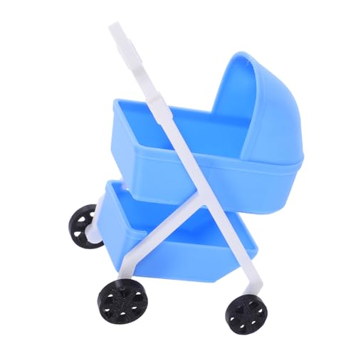 CIYODO Puppenhaus-mini-Kinderwagen: Spielzeugwagen Im Maßstab 1:12 – Für Puppenhausszenen – Fördert Die Fantasie Und Verantwortung Von Kindern von CIYODO