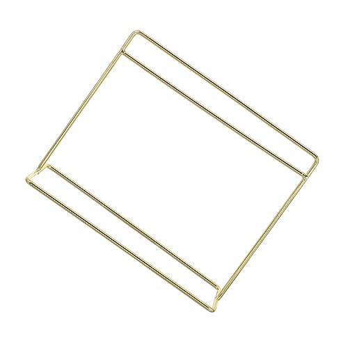 CIYODO Puppenkleiderständer DIY Puppenkleider Hängeregal Kleiderorganizer Für Puppenhaus Goldfarben von CIYODO