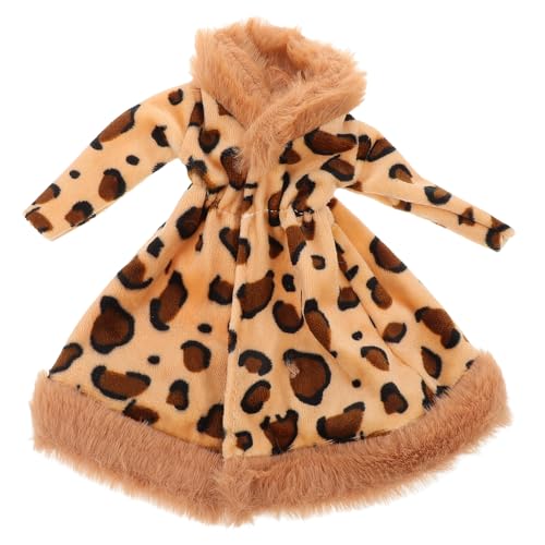 CIYODO Puppenkleidung Plüschmantel Outfit für Kleine Puppen Leicht Anzuziehen und Bequem Zubehör für DIY Bastelarbeiten von CIYODO