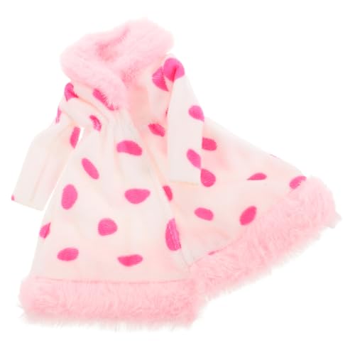 CIYODO Puppenkleidung Plüschmantel Outfit für Kleine Puppen Modisches Zubehör Süße Anziehsachen für Mehr Waschbar und Wiederverwendbar Fotoshootings und Puppendekoration CIYODO Puppenkleidung Plüschmantel Outfit für Kleine Puppen Modisches Zubehör Süße Anziehsachen für Mehr Waschbar und Wiederverwendbar Fotoshootings und Puppendekoration von CIYODO
