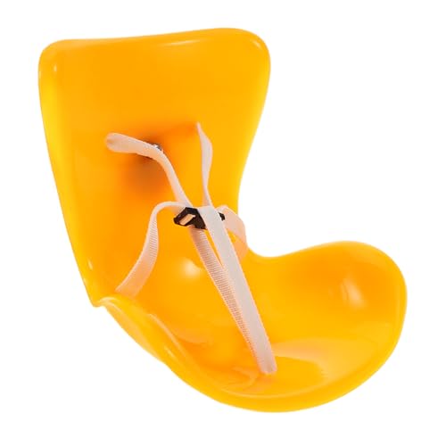 CIYODO Puppensitz für Sicherheitsansprüche Gelbes Puppentragezubehör für Puppenhäuser und Kreative Spielwelten Fördert die Fantasie und Motorik von CIYODO