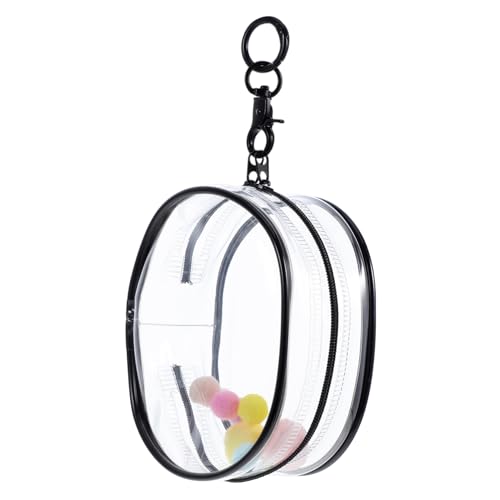 CIYODO Puppentasche Mini-schlüsselanhänger Cartoon-Stirnband Miniatur-Couch Spa-Stirnband Tragbarer Schlüsselbund Süße Accessoires Spielzeugtasche Tierstirnband Transparent PVC von CIYODO