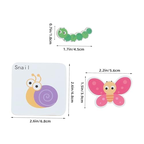 CIYODO Puzzle aus Sicherem Papier Dinosaurier und Tier Motive Pädagogisches Zuordnungsspiel Erkennen Gedächtnis und Kognitiven Fähigkeiten Geeignet für Kleinkinder und Vorschulkinder von CIYODO