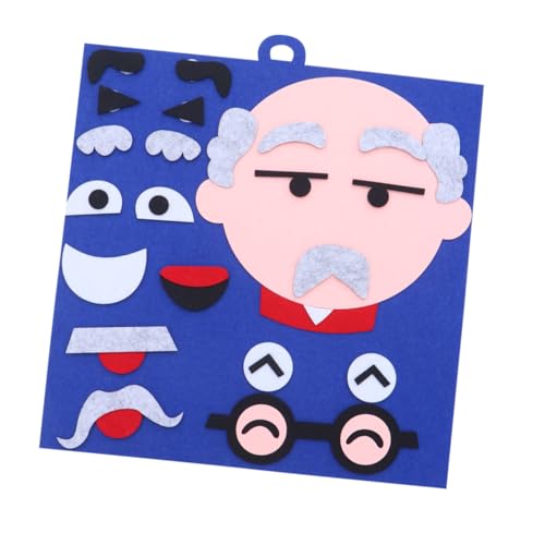 CIYODO Puzzle für Lustiges Sticker Puzzle aus Filz für Jungen und Fördert die Gesichtserkennung und Kognitive Fähigkeiten für Zuhause oder Schule CIYODO Puzzle für Lustiges Sticker Puzzle aus Filz für Jungen und Fördert die Gesichtserkennung und Kognitive Fähigkeiten für Zuhause oder Schule von CIYODO