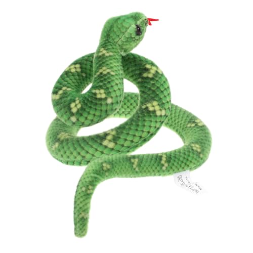CIYODO Python Plüschspielzeug Schlange Streich Trickspielzeug für Partys PP Baumwolle Grün CIYODO Python Plüschspielzeug Schlange Streich Trickspielzeug für Partys PP Baumwolle Grün von CIYODO