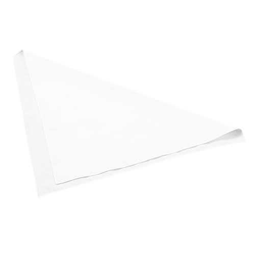 CIYODO Quadratisches Handtuch aus Reiner Baumwolle bastelzubehör bastelmaterial handwaschlappen Hand tuecher Baumwolltuch Musselin sterben für Baumwollhandtuch Tie-Dye-Halstuch Stoff Weiß von CIYODO