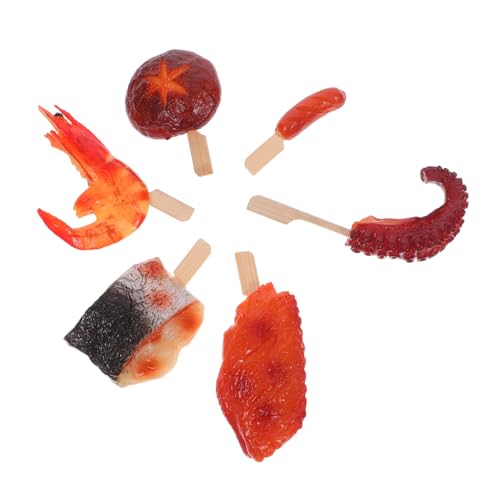 CIYODO Realistische Fake Food Grillspieße Dekoration Detailgetreue Stabile BBQ Lebensmittel Modelle für Party Deko Fotografie Requisiten Spielküche Zubehör CIYODO Realistische Fake Food Grillspieße Dekoration Detailgetreue Stabile BBQ Lebensmittel Modelle für Party Deko Fotografie Requisiten Spielküche Zubehör von CIYODO