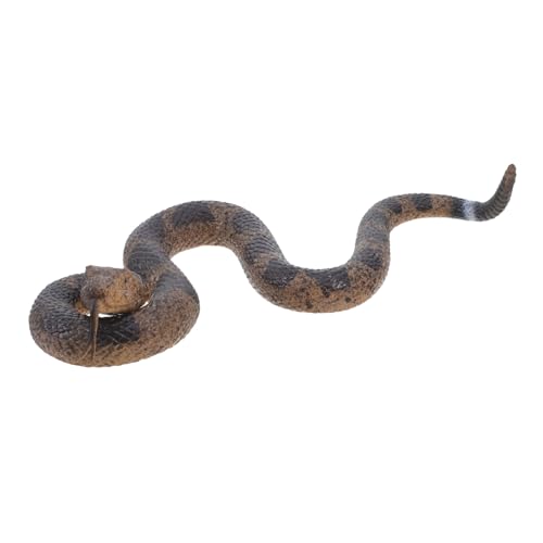 CIYODO Realistische Klapperschlange aus Weichem Gummi Lebensecht Simulierte Schlangenfigur Tragbar und Strapazierfähig für Halloween Deko Party und Naturbeobachtungsspielzeug CIYODO Realistische Klapperschlange aus Weichem Gummi Lebensecht Simulierte Schlangenfigur Tragbar und Strapazierfähig für Halloween Deko Party und Naturbeobachtungsspielzeug von CIYODO