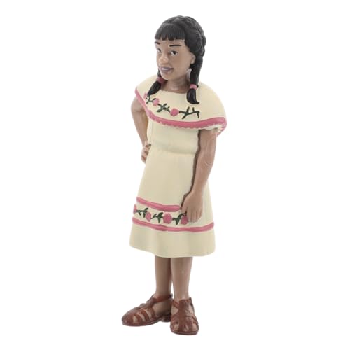 CIYODO Realistische Miniaturfiguren für Dioramen Vielfältige Detailreiche Charaktere Traditioneller Tracht für Sammler Dekoration und Bildung Puppenhaus Figuren Mädchen und Jungen von CIYODO