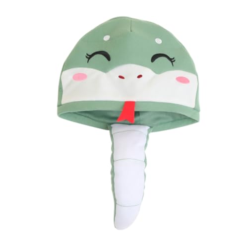 CIYODO Realistischer Schlangen-kostümhut aus Weichem Atmungsaktivem Plüsch Vielseitiges Cosplay-headgear und Fotorequisit Komfortabel für Karneval Halloween Themenpartys und von CIYODO