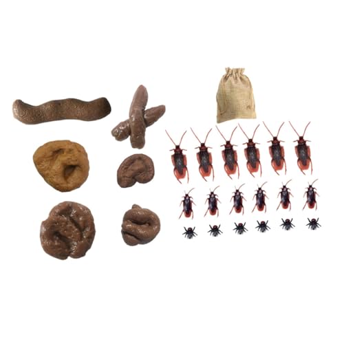 CIYODO Realistisches Fake Poop Teilig Leichtes Simulation Kackhaufen Prank Requisit für Halloween und Aprilscherz Langlebig und Kompakt für Streiche und Partydekoration von CIYODO