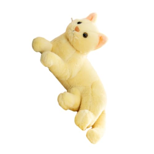 CIYODO Realistisches Katzenplüschtier Lifelike Kuscheltier für Weiches Plüschspielzeug für Jungen und Mädchen als zum Geburtstag für Partys Deko für Zuhause von CIYODO