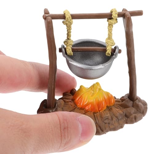 CIYODO Realistisches Outdoor Miniatur zubehör mit Lagerfeuer und Kessel Fördert Fantasievolles Rollenspiel und Naturentdeckung Robustes Pretend Play Modell CIYODO Realistisches Outdoor Miniatur zubehör mit Lagerfeuer und Kessel Fördert Fantasievolles Rollenspiel und Naturentdeckung Robustes Pretend Play Modell von CIYODO