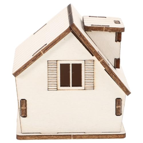CIYODO Miniatur Holzhausmodell für Puppenhausbau Realistisches Sandtisch Selbstgemacht Kleiner Möbel Vielseitig Einsetzbar Detailgetreu für Mikrogärten CIYODO Miniatur Holzhausmodell für Puppenhausbau Realistisches Sandtisch Selbstgemacht Kleiner Möbel Vielseitig Einsetzbar Detailgetreu für Mikrogärten von CIYODO