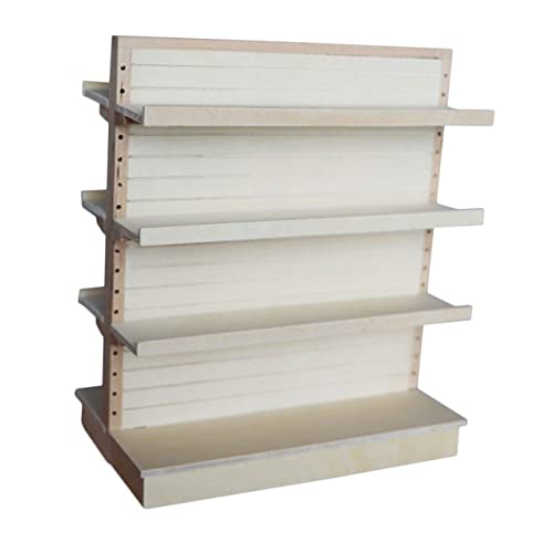 CIYODO Regalmodelle gehrungswinkel filges Regal für Miniaturhäuser tooniesregal Miniaturmöbel für Puppenhäuser Miniaturen Regal Mini- Mini-Regal Holz von CIYODO