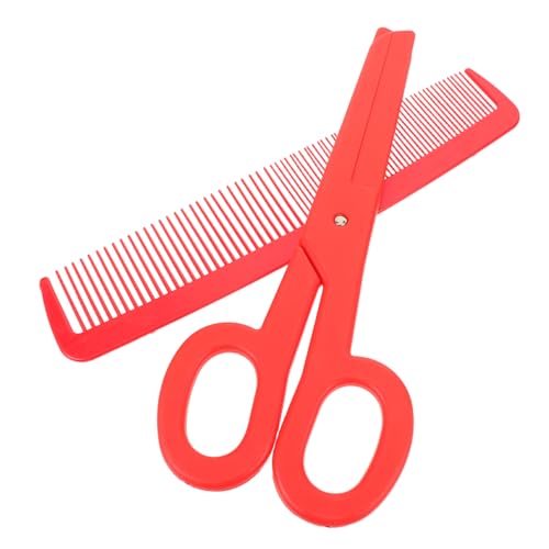 CIYODO Riesenclownschere Und Kamm-Requisite Für Theater Übergroße Plastikschere Und Kamm-streich Für Bühnenauftritte Und Festrollen-Spiele Leicht Und Wiederverwendbar von CIYODO