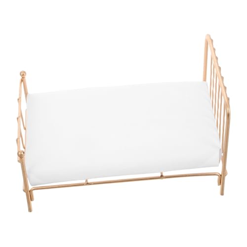 CIYODO Robustes Komfortables Metallbett mit Matratze für Schlafzimmerdekoration von Puppen Kreatives Goldenes Design CIYODO Robustes Komfortables Metallbett mit Matratze für Schlafzimmerdekoration von Puppen Kreatives Goldenes Design von CIYODO