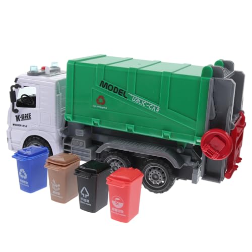 CIYODO Sanitärautospielzeug Müllwagen für müllwagen für Jungen für Kindersanitärfahrzeuge kleines Müllwagen- Plastik Green von CIYODO