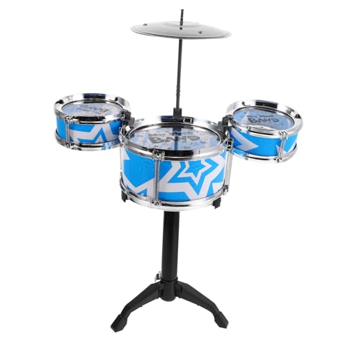 CIYODO Schlagzeug Set für Mädchen Teiliges Trommelspielzeug Blau Pädagogisches Musikinstrument für Frühe Lernspielzeug mit Realistischem Jazz Drum Design Spielerisches Rhythmus Training CIYODO Schlagzeug Set für Mädchen Teiliges Trommelspielzeug Blau Pädagogisches Musikinstrument für Frühe Lernspielzeug mit Realistischem Jazz Drum Design Spielerisches Rhythmus Training von CIYODO