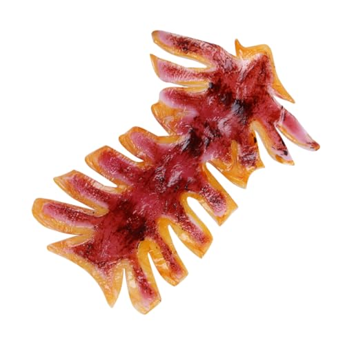 CIYODO Simulation Lebensmittel Fotografie Tintenfischmodell Simuliertes Fleisch -grillmodell Gefälschter Fisch Essensrequisiten Künstliche Nahrung PVC von CIYODO