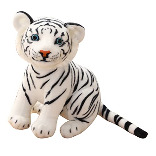 CIYODO Simulation Tiger Puppe Realistischer Ausgestopfter Tiger Plüsch Tiger Puppe Dekorative Tiger Simulation Tiermodell Plüsch Realistische Ausgestopfte Tiere Lustige Tiger Puppe Pp von CIYODO